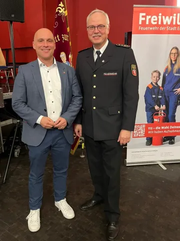 OB Andreas Horn mit Präsident Karsten Utterodt